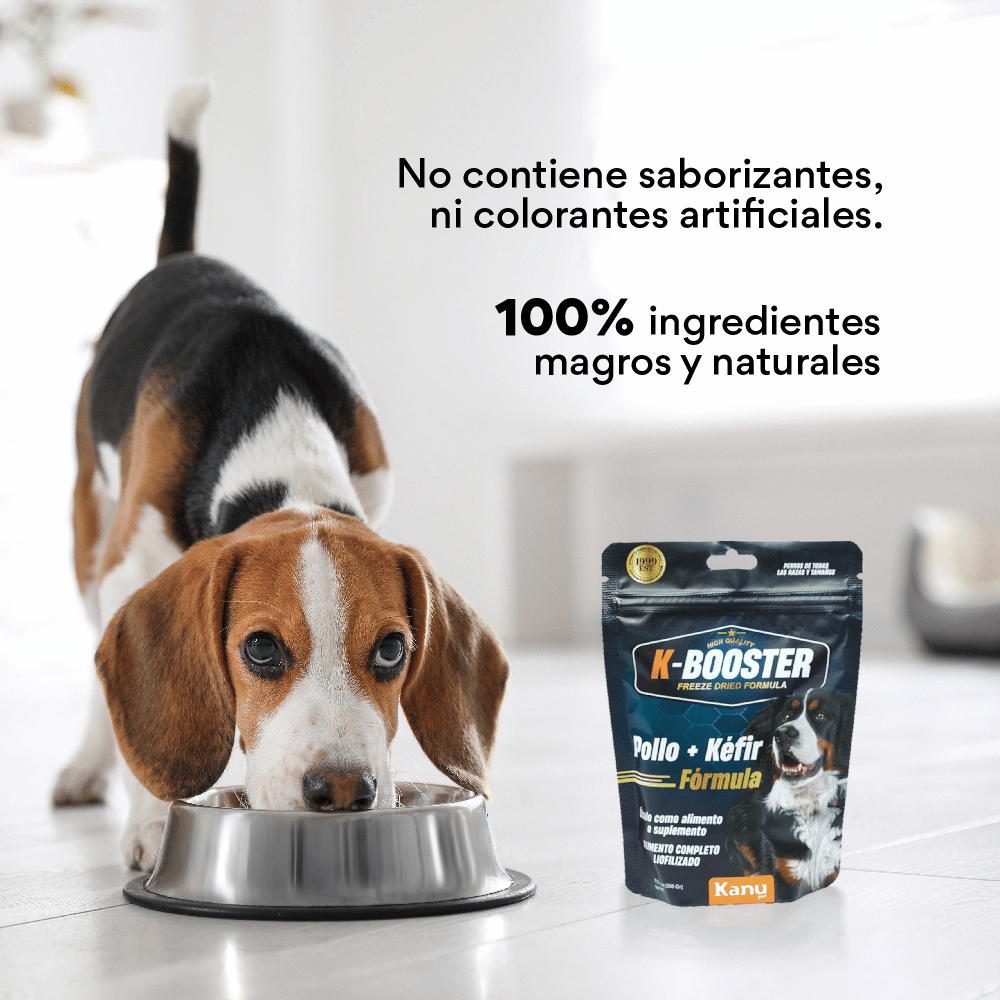 Suplemeneto K-Booster  de Pollo Liofilizado Kanu Pet para perros
