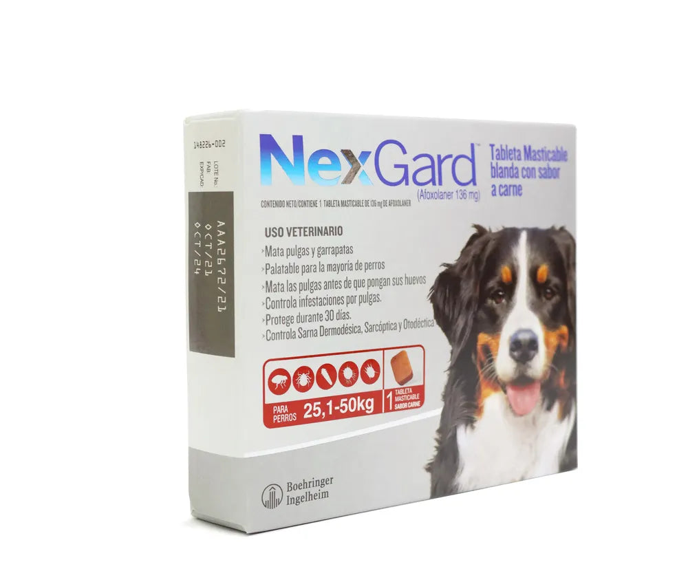 Antipulgas Nexgard para Perros de  25 a 50 Kg