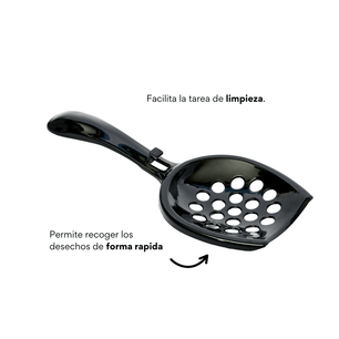 Pala para Arenero de Gato Kanu Pet Negra