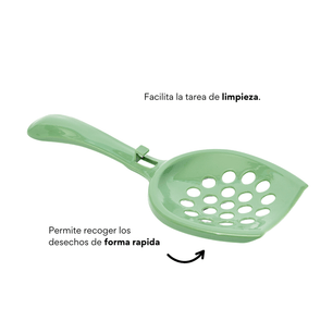 Pala para Arenero de Gato Kanu Pet Verde