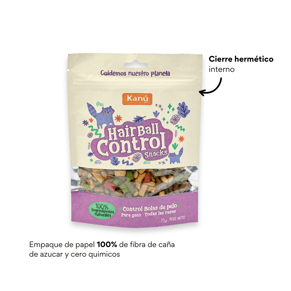 Galleta Hairball Control Kanu Pet para gatos