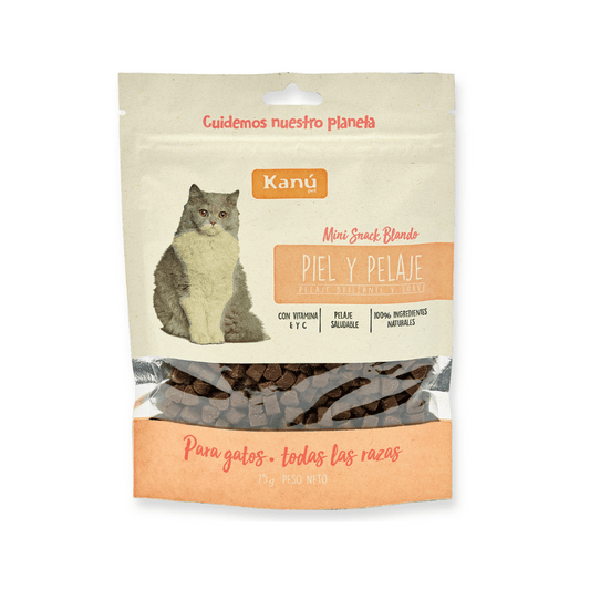 Galletas Piel y Pelaje Kanu Pet para gatos