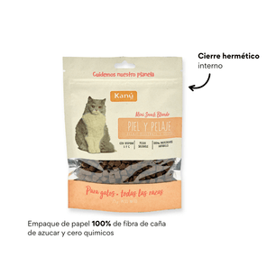 Galletas Piel y Pelaje Kanu Pet para gatos