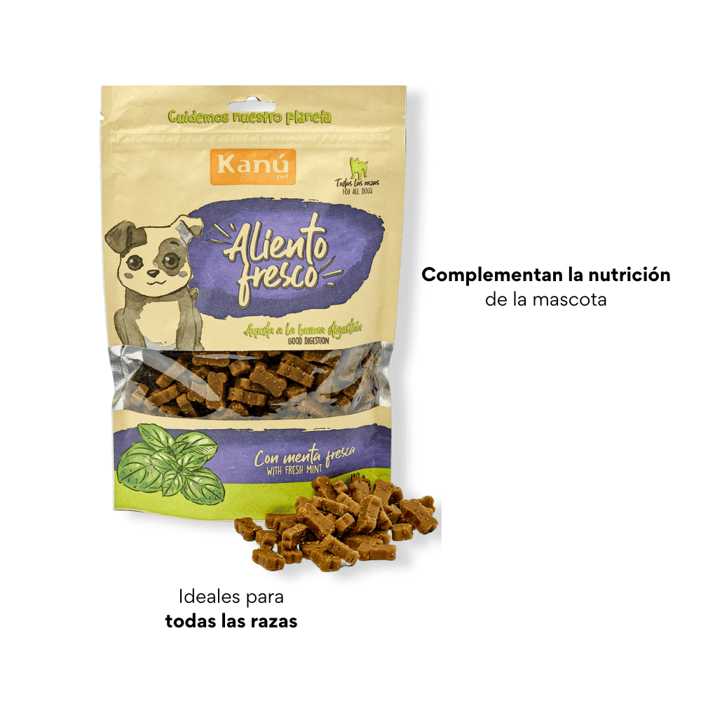 Galleta Aliento Fresco Kanu Pet para perros