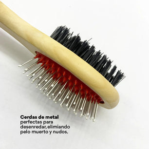 Cepillo de Madera Kanu Pet para Perro y gato