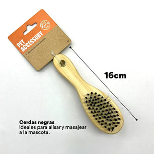 Cepillo de Madera Kanu Pet para Perro y gato