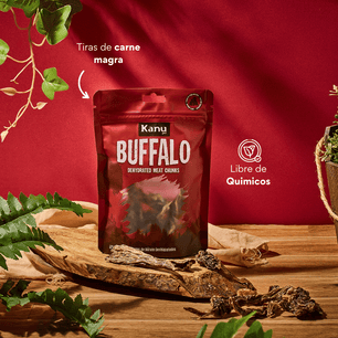 Snack de Trozos de Búfalo Deshidratados  Kanu Pet para perros y gatos 100% Natural , Un solo ingrediente