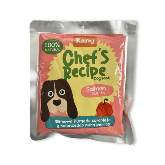 Alimento Completo Húmedo Salmón Kanu Pet Chef´s Recipe  para Perros x 300 g