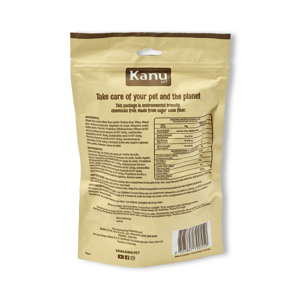 Galletas Krunchy Kanu Pet  para perros