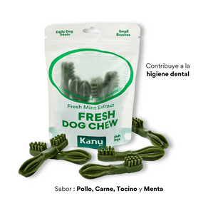 Snack Cepillo Dental Medium Kanu Pet Dental Fresh Para Perros Sabor a Menta