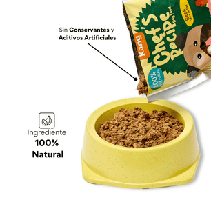 Alimento Completo Húmedo Kanu Pet Chefs Recipe  para perros sabor a Carne  300 Gr