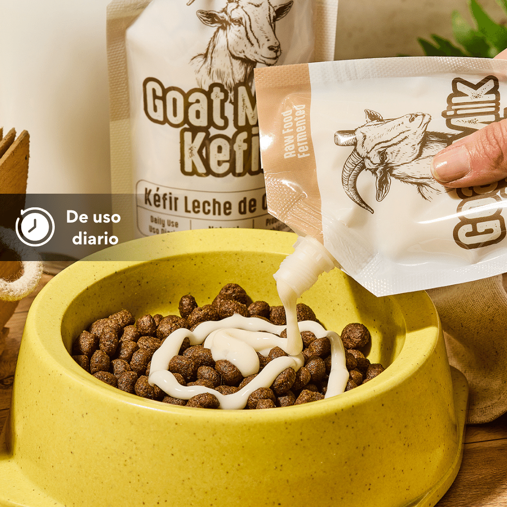 Suplemento Kéfir de Leche de Cabra Kanu Pet para Perro y Gato Sabor 100% Natural