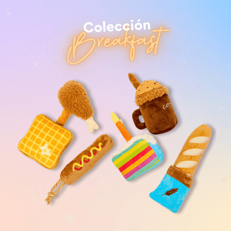 Juguete de Peluche Waffle Con Pollo Kanu Pet  para Perro