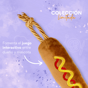 Juguete de Peluche de Corn Hot Dog Kanu Pet  para Perro
