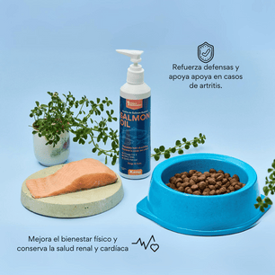 Suplemento Aceite de Salmón  Kanu Pet para perro y gato. Omega 3 y 6