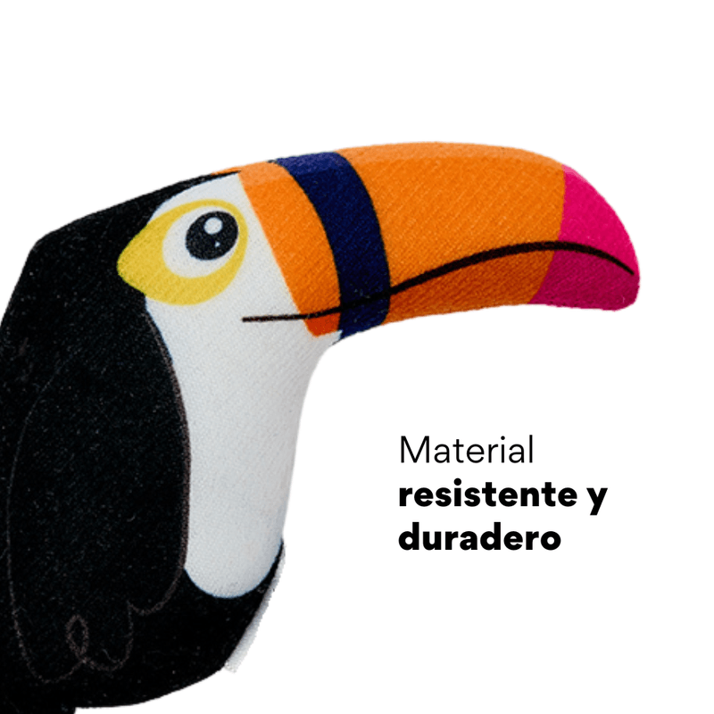 Juguete de Peluche Tucán con Catnip Kanu Pet para Gato