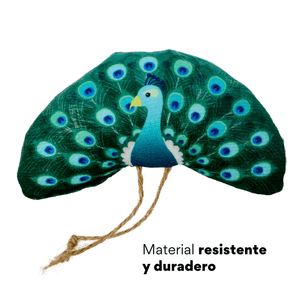 Juguete de Peluche Pavo Real con Catnip Kanu Pet para Gato