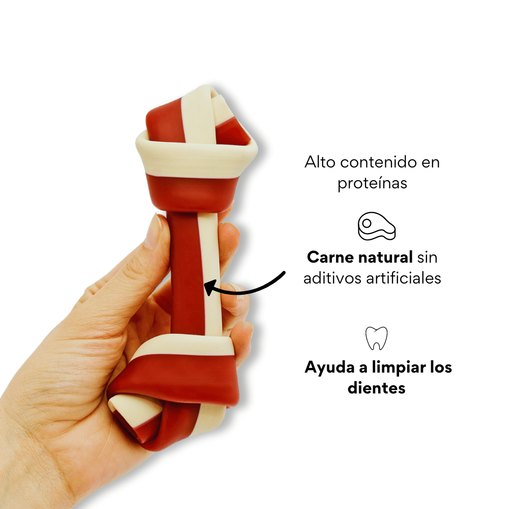 Snack Hueso Grande de Carne y Batata Kanu Pet Hueso para Perro L X 2 Ud