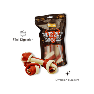 Snack Hueso Grande de Carne y Batata Kanu Pet Hueso para Perro L X 2 Ud