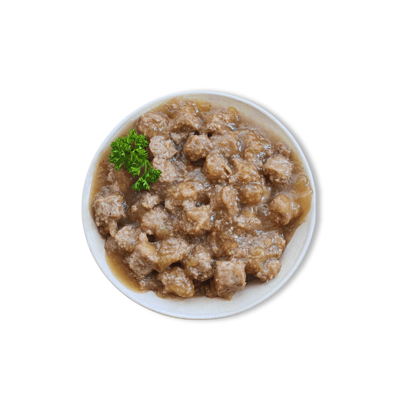 Alimento Húmedo Goulash Pollo y Pavo Kanu Pet para perro adulto x 400 g