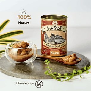 Alimento Húmedo Goulash Pollo y Pavo Kanu Pet para perro adulto x 400 g