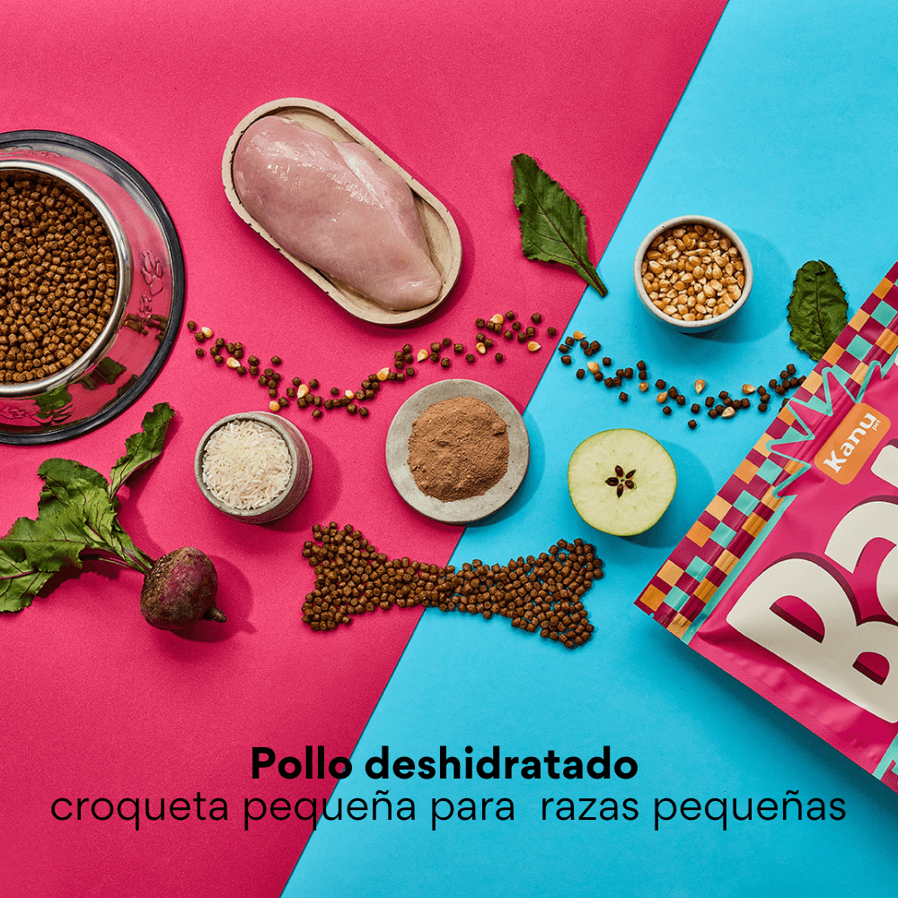 Alimento Seco Kanu Pet Bark Small Bites para Cachorros de Razas Pequeñas Pollo