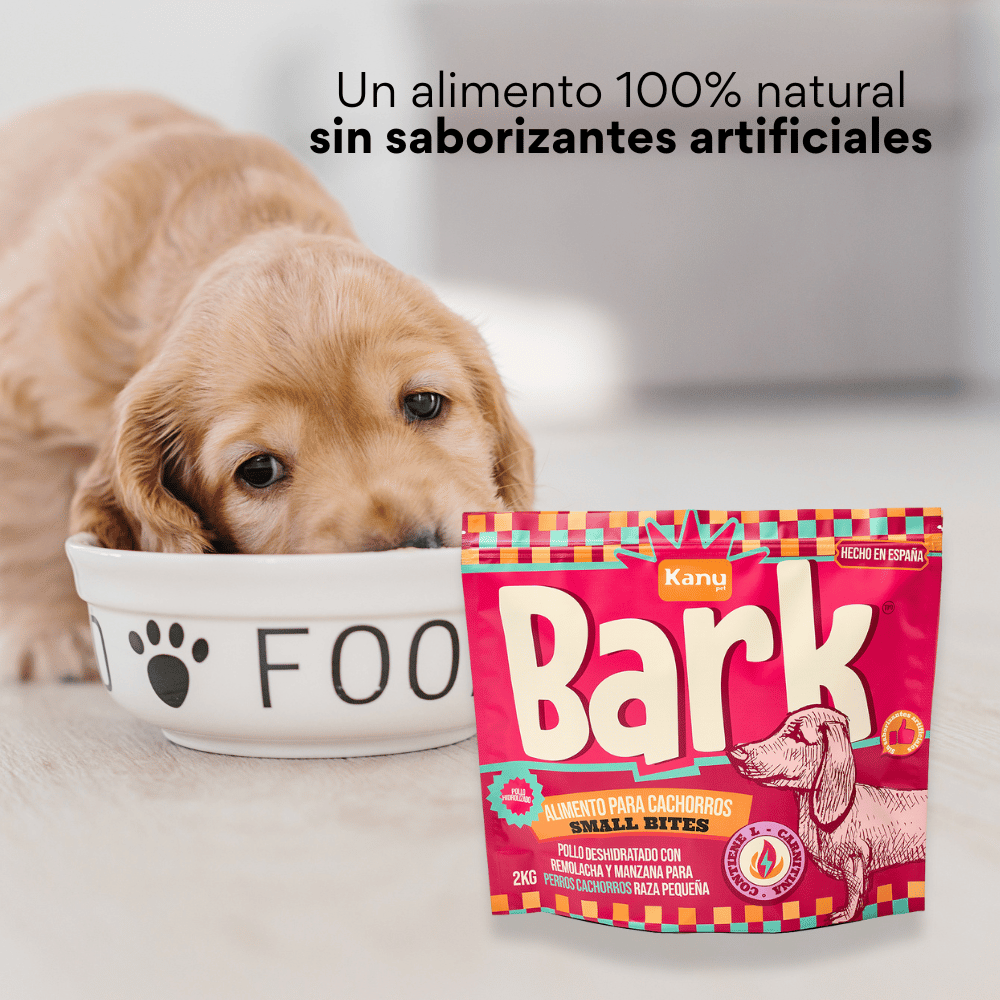 Alimento Seco Kanu Pet Bark Small Bites para Cachorros de Razas Pequeñas Pollo