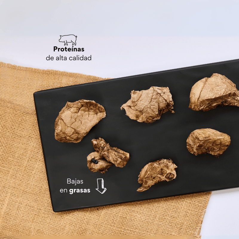 Snack Pulmón de Cerdo  Deshidratado Kanu Pet  para Perros en Frasco, Un Solo ingrediente 100% natural