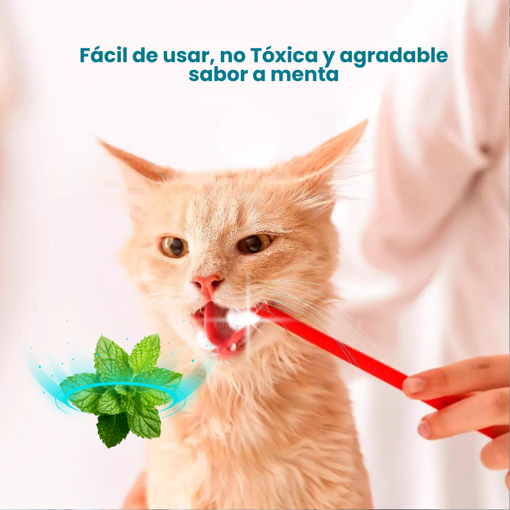 Enjuague Bucal Kanu en Espuma Menta para Gato 150 ml