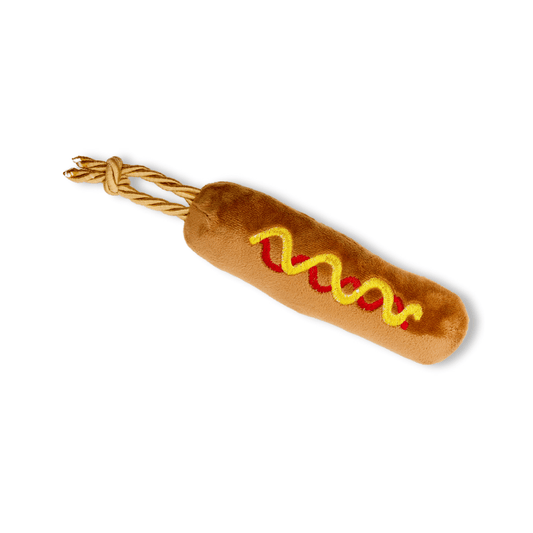 Juguete de Peluche de Corn Hot Dog Kanu Pet  para Perro