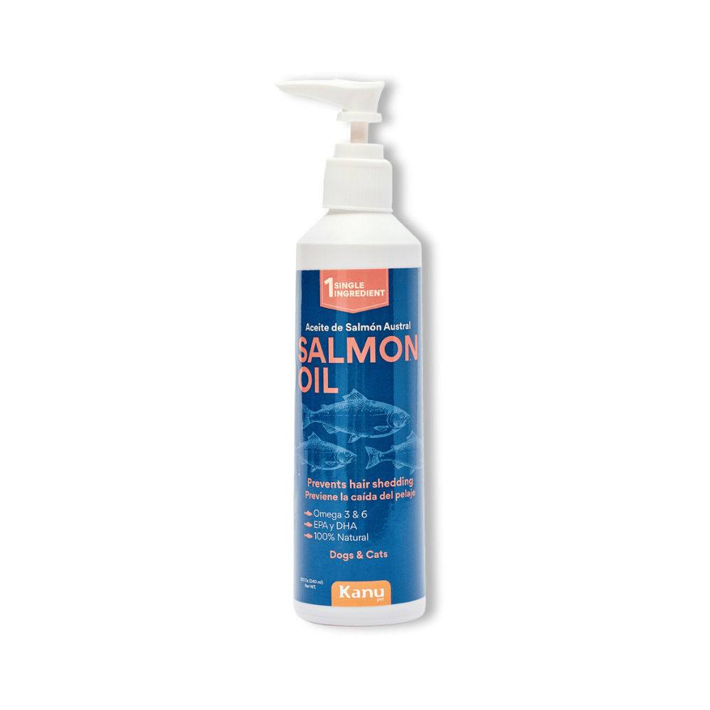 Suplemento Aceite de Salmón  Kanu Pet para perro y gato. Omega 3 y 6