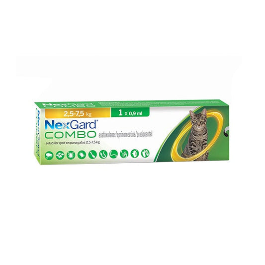Antipulgas Nexgard Combo Gatos - L X 1 Dosis