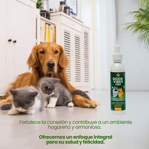 Spray Relajante de CBD Good Vibes Kanu Pet para perro y gatos