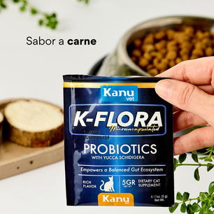 Suplemento Probiótico para gatos K-Flora