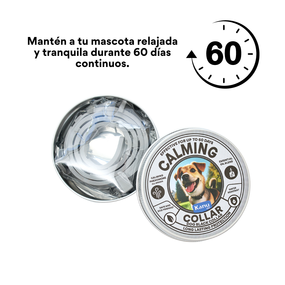 Collar Relajante con Fermonas Kanu Pet Calming Collar para Perros