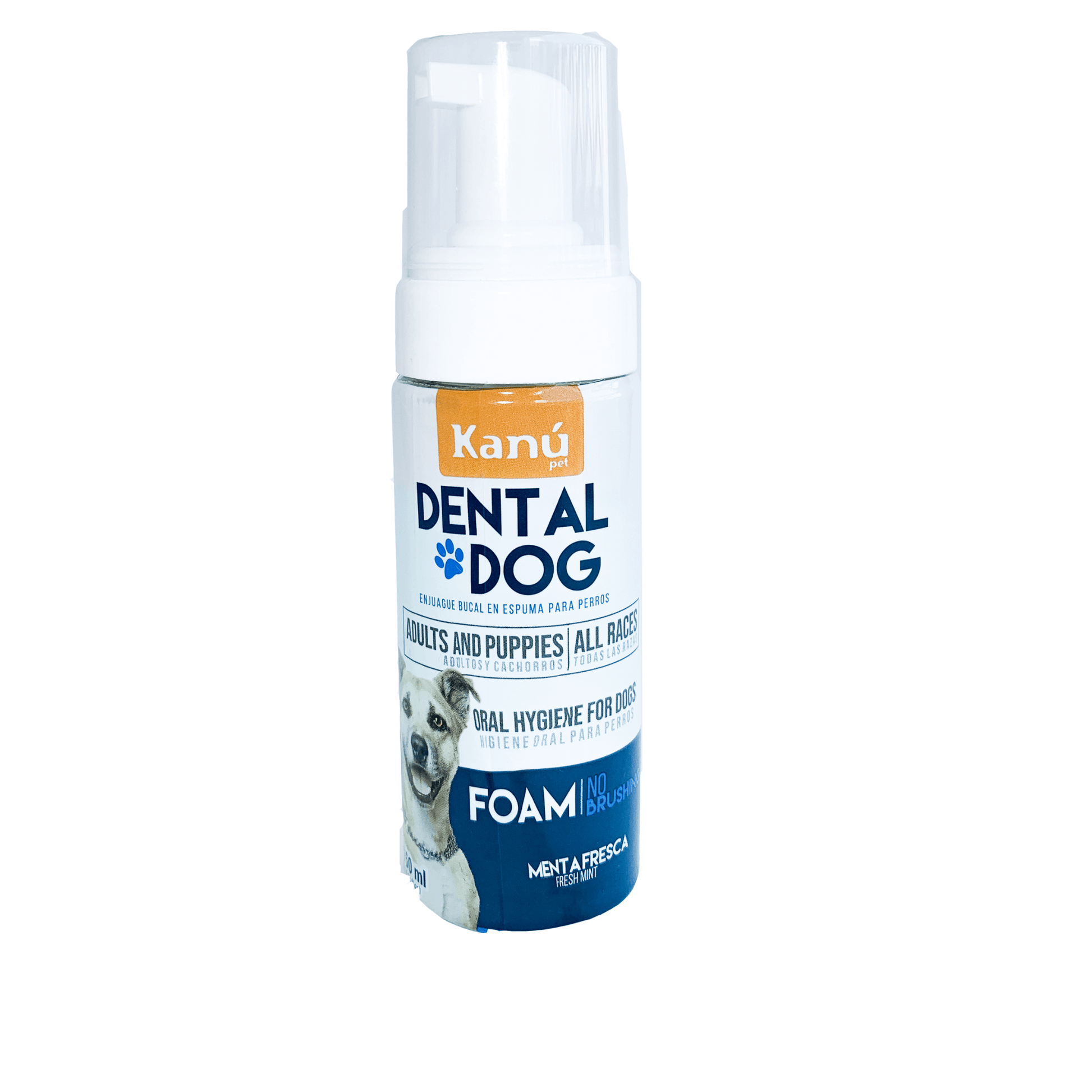 Enjuague Bucal Kanu en Espuma Menta para Perro 150 ML