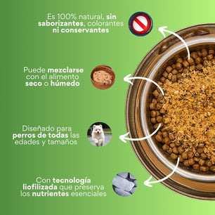 Suplemento K-Booster de Res Liofilizado Kanu Pet para perros