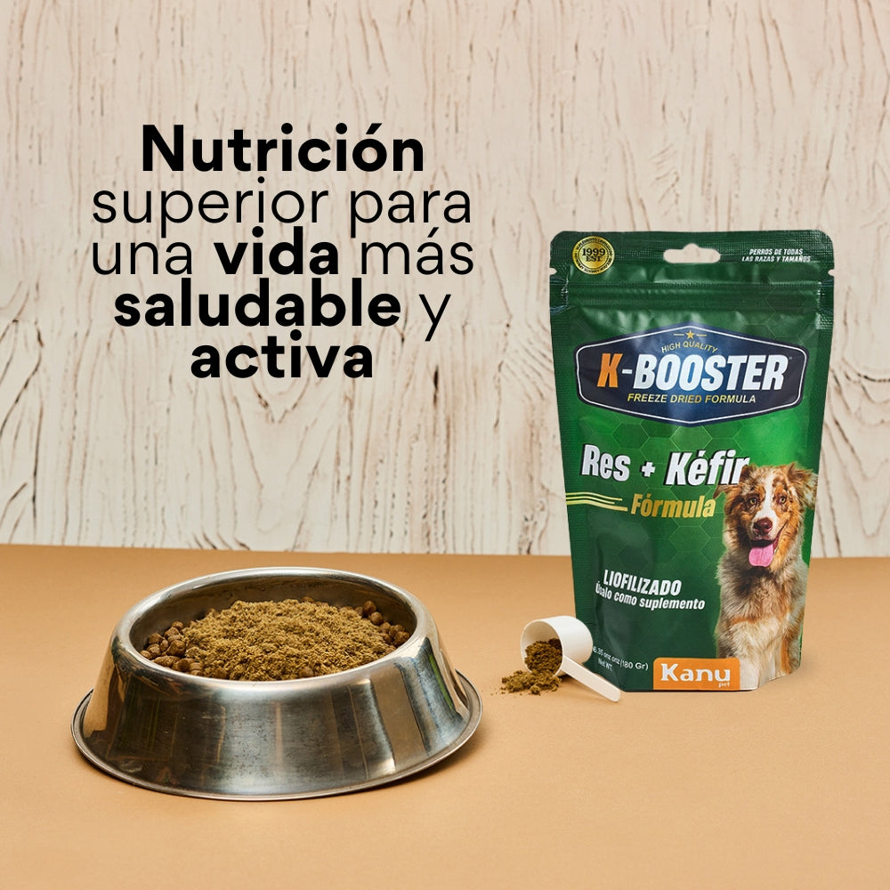 Suplemento K-Booster de Res Liofilizado Kanu Pet para perros