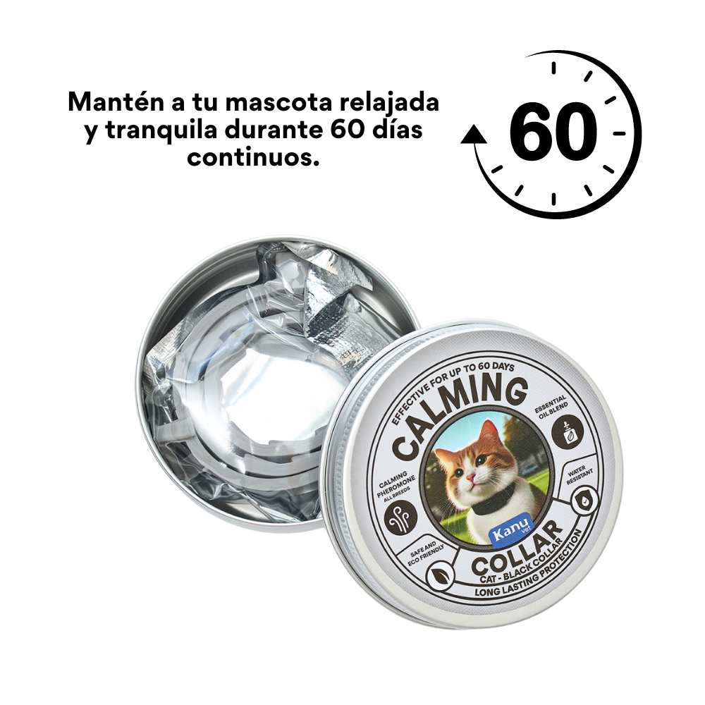 Collar Relajante con Fermonas Kanu Pet Calming Collar para Gato