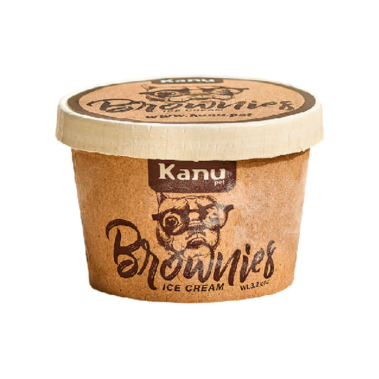 Helado de Galleta Brownie Kanu Pet  para Perro y Gato 3.5 Oz