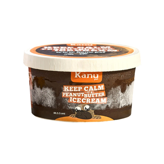 Helado de Mantequilla de Maní  Kanu Pet  para Perro y Gato 5.5 Oz