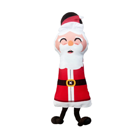 Juguete Peluche Papa Noel Navidad Kanu Pet para Perro
