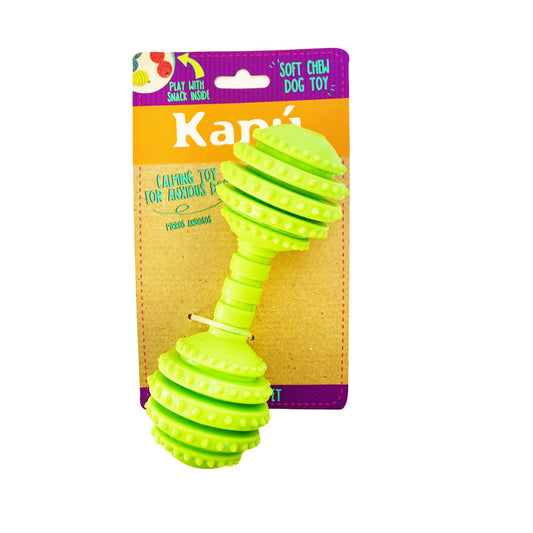 Juguete Porta Hueso Verde Kanu Pet  para Perro