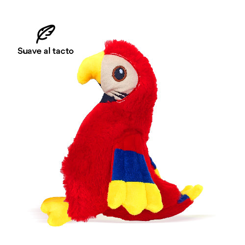 Juguete  Peluche Guacamaya Safari Kanu Pet para Perro