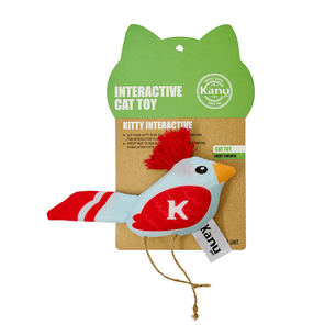 Juguete de Peluche Pájaro Azul con Catnip  Kanu Pet para Gato