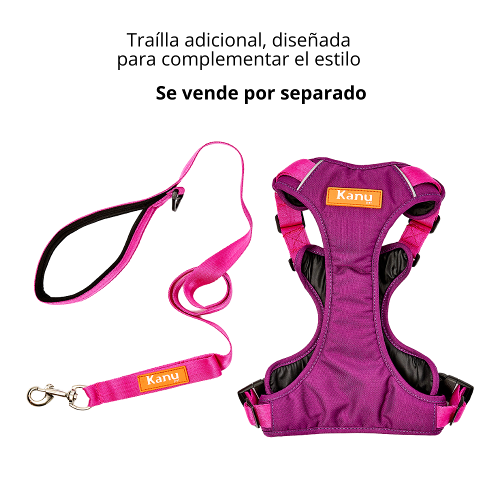 Pechera Walker Fucsia Kanu Pet para Perro