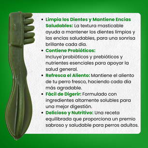 Snack Cepillo Dental Medium Kanu Pet Dental Fresh Para Perros Sabor a Menta