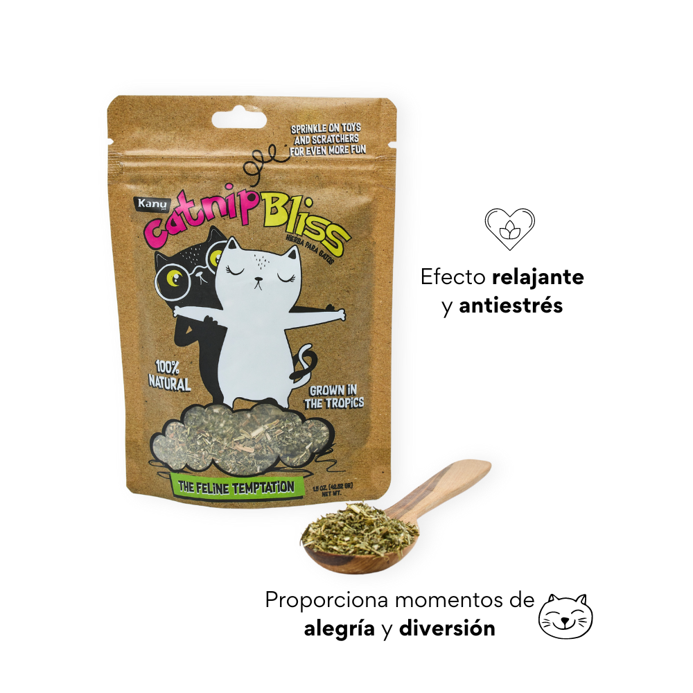 Hierba Gatuna Kanu Pet Catnip Bliss x 1 .5 Oz