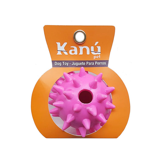 Juguete Porta Snack Erizo Rosa Kanu Pet para perro
