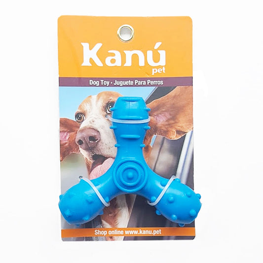 Juguete Porta Snack Giro Azul Kanu Pet para perro